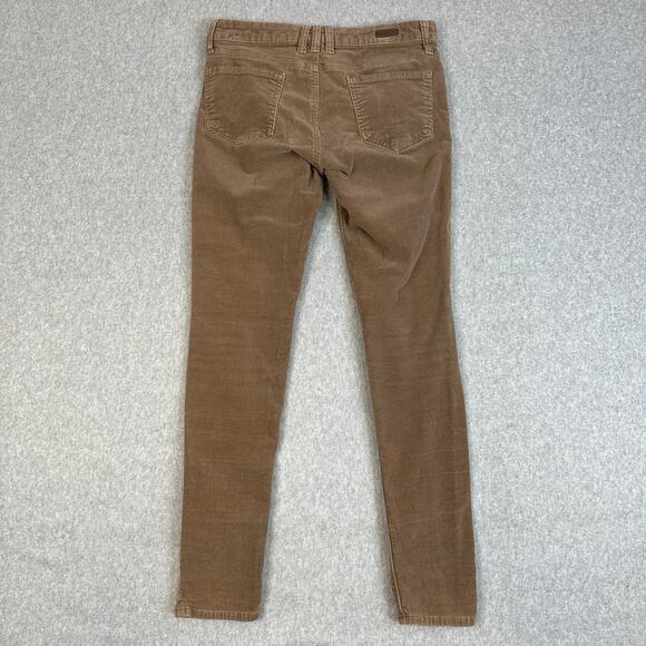 Kut From The Kloth Jeans Womens Sz 6 Brown Corduroy Mia Toothpick Skinny Preppy - Picture 4 of 11